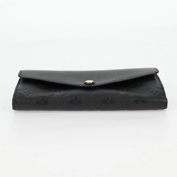 LOUIS VUITTON Empreinte Portefeiulle Sarah Wallet Black - Picture 3 of 14